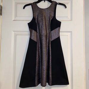 Black and Metallic Dress
